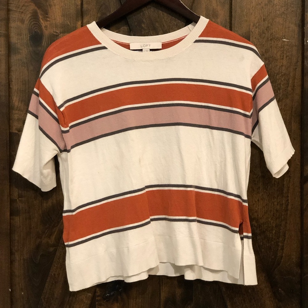 Ann Taylor Loft Crop Tee-Shirt